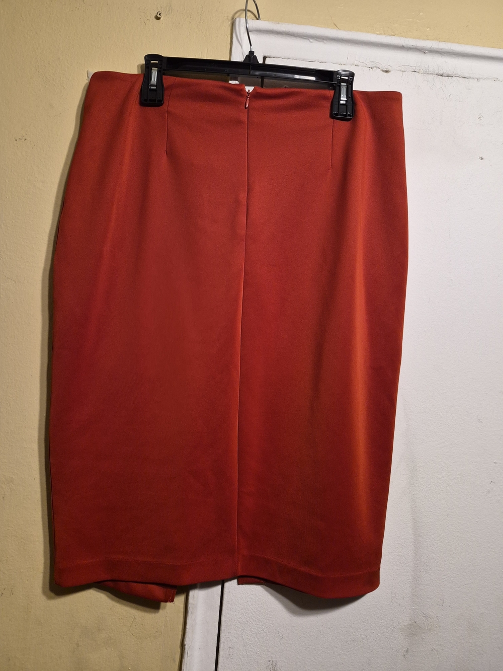 New York & Company Rust Orange Pencil Skirt Size 14